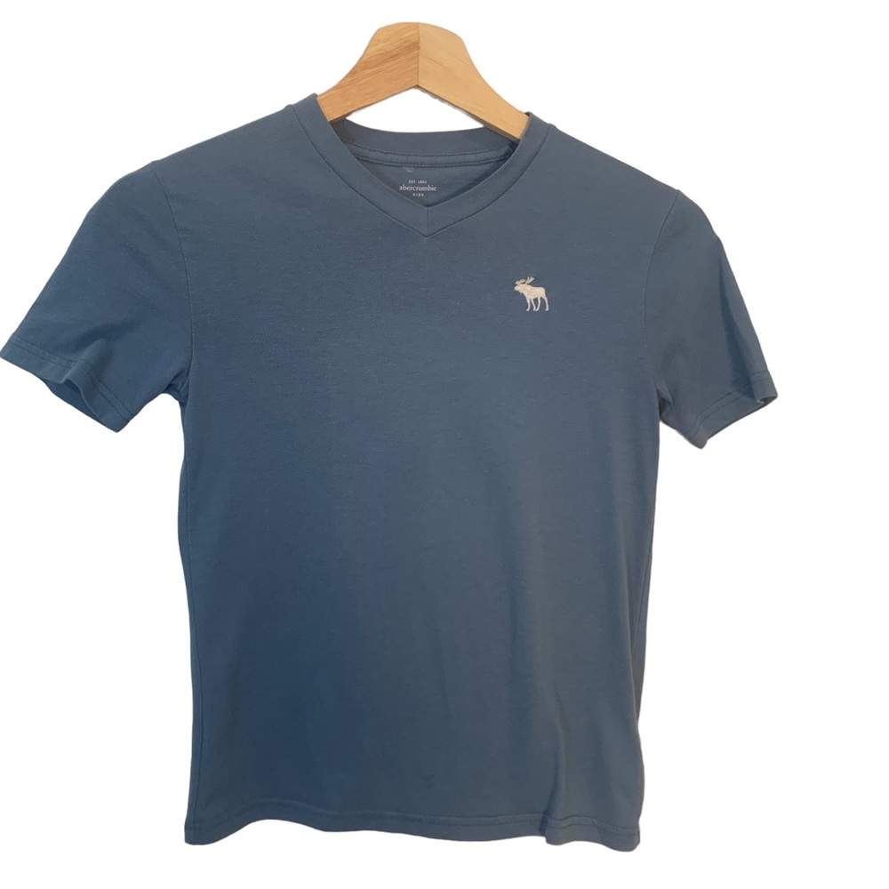 Abercrombie Kids Short Sleeve Blue Shirt Size XS 8